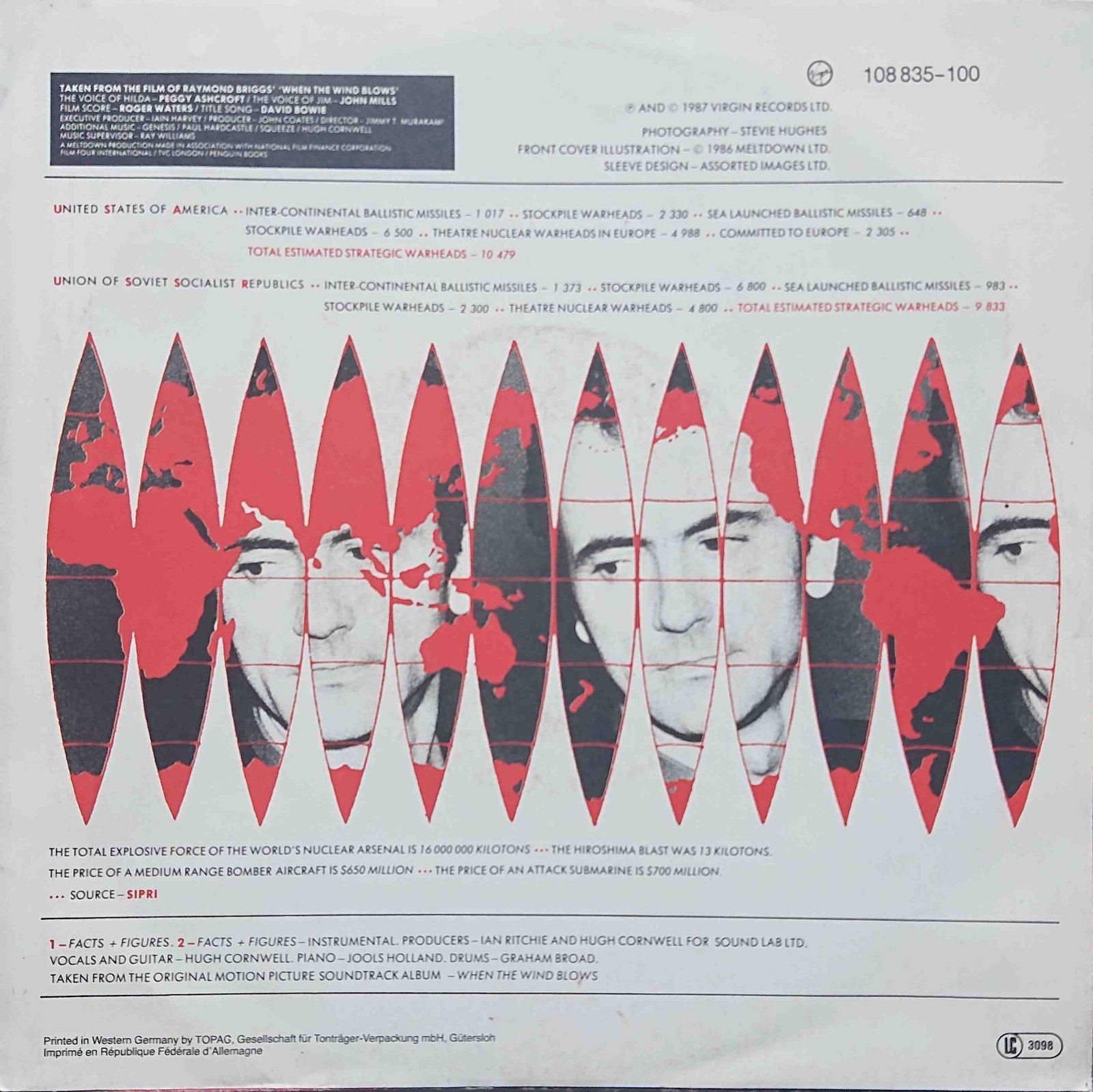 108 838 Facts + figures Hugh Cornwell from The Stranglers Back cover of 108 838